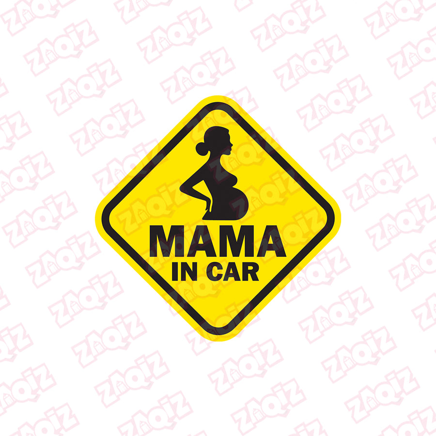 Mom on Board Notice for Safe Driving
