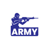 Support Army Heroes Sticker for Cars