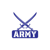 Army Duty Sticker for Safe Roads