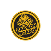 Eye-Catching Baby on Board Vehicle Sign