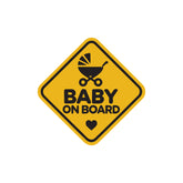 Fun Design Baby on Board Car Decal