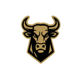 Wild Bull Charging Sticker