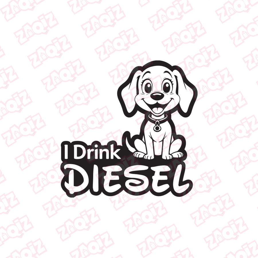 Clear Diesel Label for Car