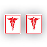 Zaqiz Stickers Doctor Car & Bike Stickers – Elegant Healthcare Icon
