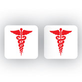 Zaqiz Stickers Doctor Stickers – Durable & Stylish Medical Emblem