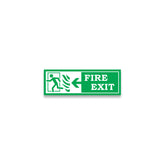 Zackzik Fire Exit Sticker – Quick Escape Direction Sign