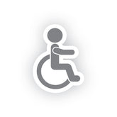 Empowering Handicap Superhero Emblem