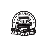 High-Quality Jeep Decal for Off-Roading