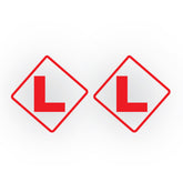 Zaqiz Sticker High-Visibility L Board Stickers – Drive Safe