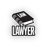 Proud Lawyer on Board Sticker