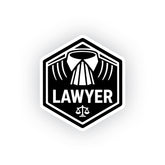 Bold Attorney Decal for Professional Cars
