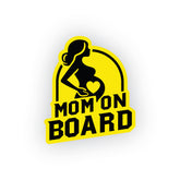 Soft-Tone Mom on Board Sticker for Families