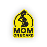 High-Visibility Mom on Board Decal for Cars