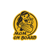 Mom on Board Sign for Family Car Safety