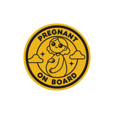 Reflective Mom on Board Vehicle Sticker