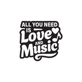 Creative Rhythm Sticker for Free Spirits