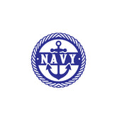 Proud Navy Anchor Sail Sticker for Vehicles