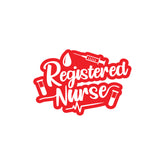 Durable Registered Nurse Sticker for Vehicles