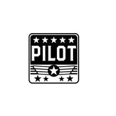 Soaring High Pilot Sticker for Bikes