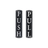 Zackzik Pull and Push shops and offices Stickers