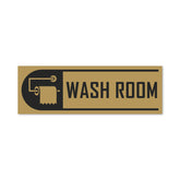 Self-Adhesive Bathroom Signage for Clean Spaces