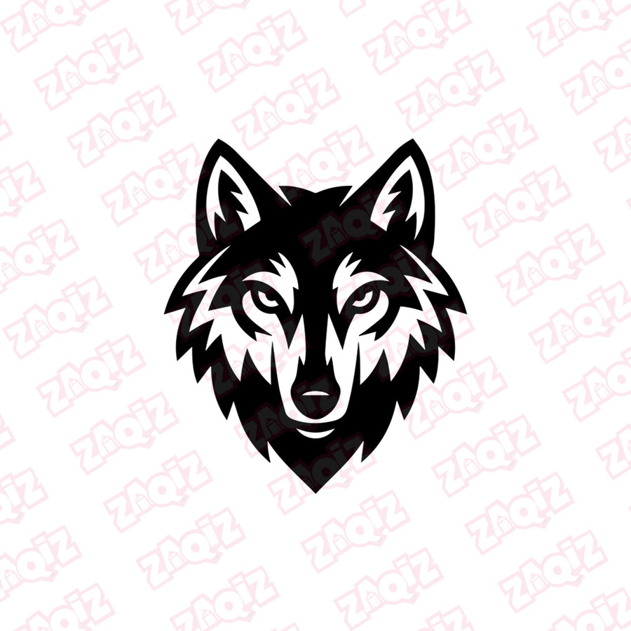 Lone Wolf Car Window Sticker