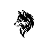 Wolf Head Emblem for Bold Drivers