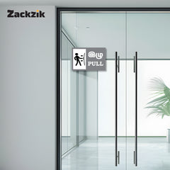 Zackzik Pull and Push Sign Boards for home and business use
