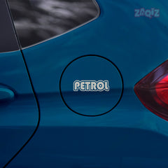 Minimal Design Petrol Use Sticker Label