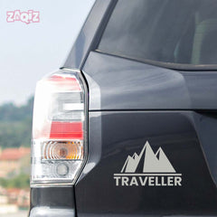 Traveller Life Badge for Bikes and Cars