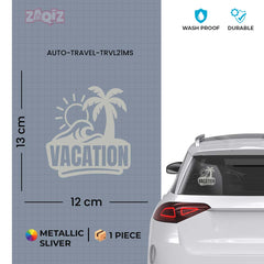zaqiz Vacation Sticker – Tropical Escape Vibes