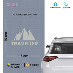 Traveller Life Badge for Bikes and Cars