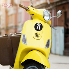 Zaqiz Stickers Advocate Stickers – Elegant Emblem for Cars and Bikes