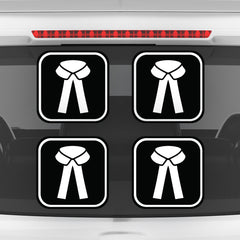 Zaqiz Stickers Advocate Logo Stickers – Stylish Identity for Vehicles
