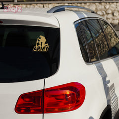 Army Officer Shield Decal for Drivers