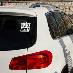 Army Parent on Board Sticker for SUVs