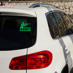 Support Army Heroes Sticker for Cars