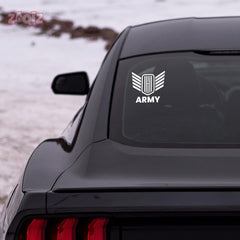 Durable Army Safety Sticker for Drivers