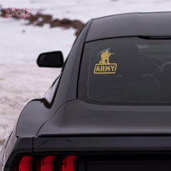 Road Safe Army Veteran Shield Decal