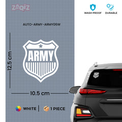 Army Veteran on Board Vehicle Decal