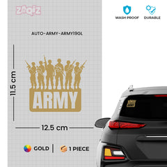 Army Parent on Board Sticker for SUVs