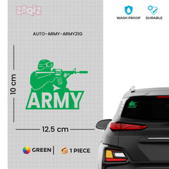 Army Star Shield Tag for Vehicles