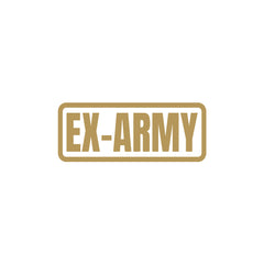 Classic Army Life Car Window Sign