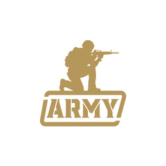 Road Safe Army Veteran Shield Decal