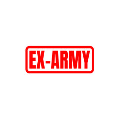 Classic Army Life Car Window Sign