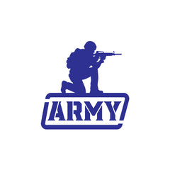 Road Safe Army Veteran Shield Decal