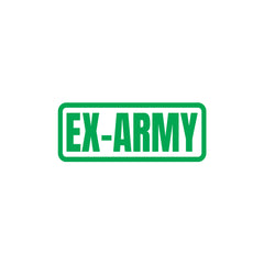 Classic Army Life Car Window Sign