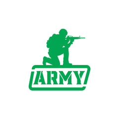 Road Safe Army Veteran Shield Decal