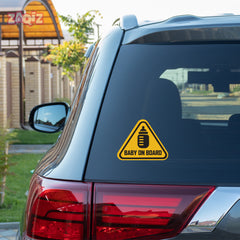 Cute and Safe Baby on Board Decal Design