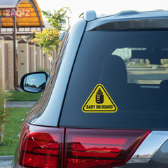 Cute and Safe Baby on Board Decal Design